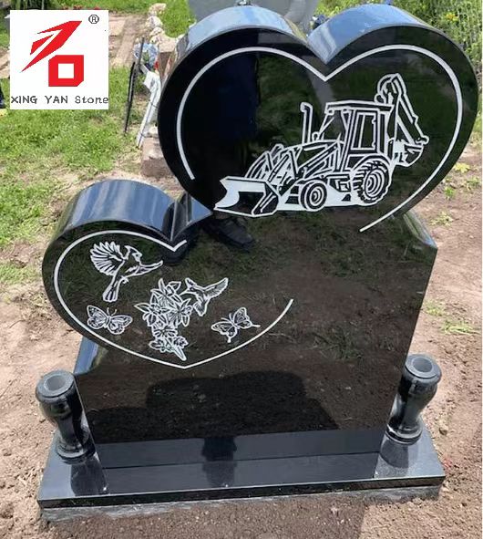 Чорне гранітне різьблене ядро